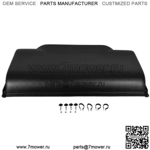 Жесткий верх, черный пластик на крыше для John Deere Gator TE TS TX 2x4 2005-2020 (Для: более одного автомобиля)