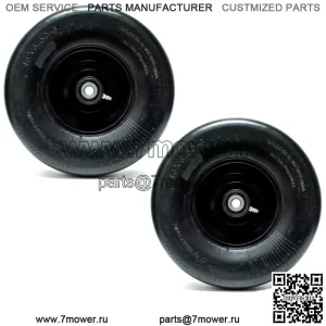 2PK Передняя сплошная шина 13X6.5-6 Роликовое колесо для Scag Turf Tiger Cub Zero Turns