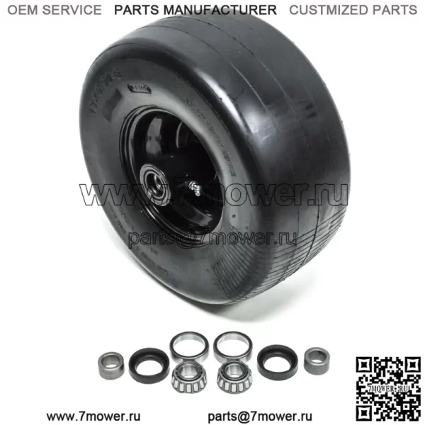 2PK Передняя сплошная шина 13X6.5-6 Роликовое колесо для Scag Turf Tiger Cub Zero Turns - Image 2