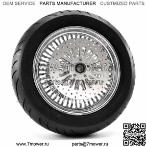 Ultima Chrome 16 3,5 48 Fat King Spoke Передний диск BW Комплект шин Harley 08+ DD (Для: Harley-Davidson)