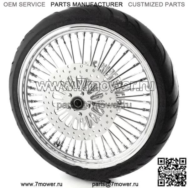 21 3.5 Chrome 52 Пакет шин для передних колес Mammoth Fat Spoke BW Harley Softail FX (для: Harley-Davidson)