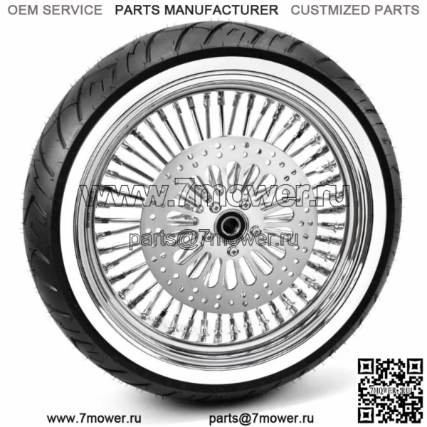 Обод заднего колеса Fat Mammoth Spoke 16 X 5,5 52 WW Shinko Tire 09-21 Harley Touring (для: Harley-Davidson)