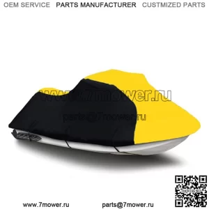 Черный/желтый чехол PWC для гидроцикла подходит для Yamaha WaveRunner FX Cruiser SVHO 2014 2015 (Для: Yamaha SVHO 2014 г.)