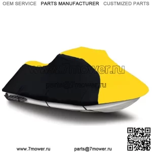 Черный/желтый чехол PWC для гидроцикла подходит для Yamaha WaveRunner FX Cruiser SVHO 2014 2015 (Для: Yamaha SVHO 2015 г.)