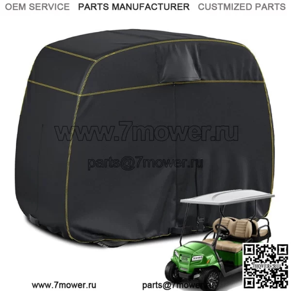 Ткань чехла 600D для гольф-кары для 4-местной гольф-кары Yamaha Honda Club Car EZGO - Image 2
