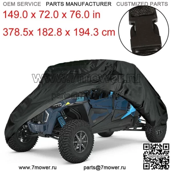 Для Polaris RZR XP 4 Turbo S новый двухрядный чехол для универсальных сидений SXS - Image 2