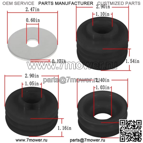 Втулка крепления кузова подходит для Ford F250 F350 2WD 4WD1999-2017, полиуретан - Image 4