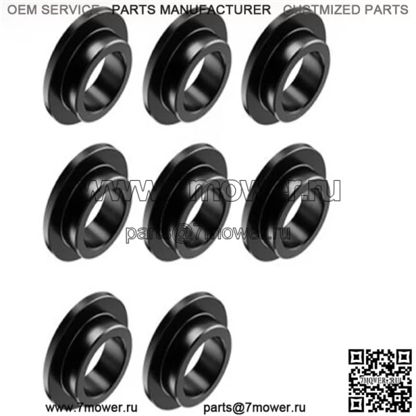 8x комплект втулок амортизатора для John Deere Gator 4x2 TE 6x4 EM TH TS TX Turf - Image 2