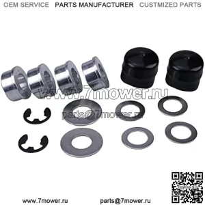 Комплект втулок переднего колеса, совместимый с John Deere M123811 M123253 R27434 Z9972H Husqvarna Craftsman Poulan AYP 532009040 9040 9040H 121748X 121749X 12000029