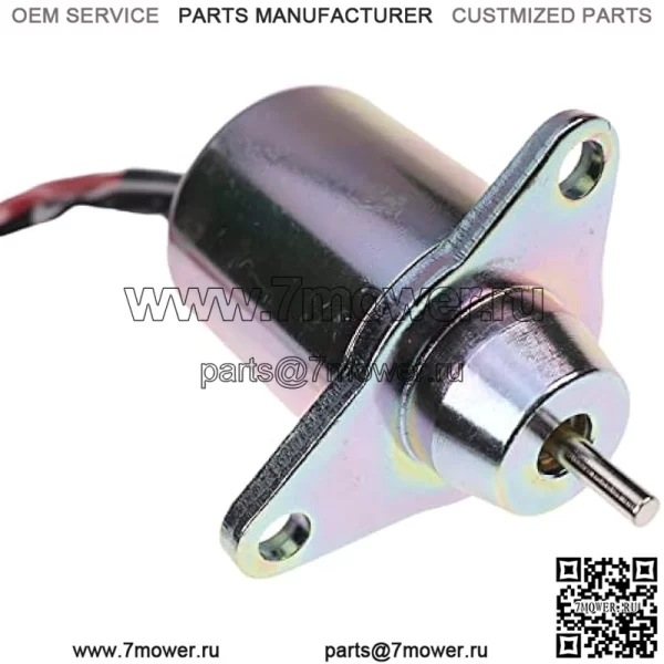 Соленоид отключения подачи топлива M810324 YM119233-77931 Совместим с John Deere 3203 4105 3032E 3036E 3038E YANMAR TB235 3TNV88-BPTB2 - Image 2