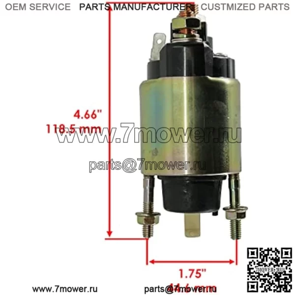Соленоид стартера, совместимый с бункером John Deere 1200 1200A и полевыми граблями/транспортным средством - Image 2