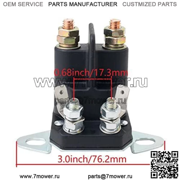 117-1197 Соленоид 12 В для Timecutter SS5000 Z4200 SS4225 SS4235 - Image 3