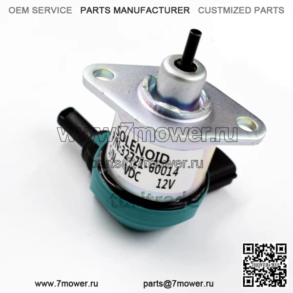 Новый соленоид отключения топлива для Kubota B2710 B2910 B3030 B7510 32721-60014