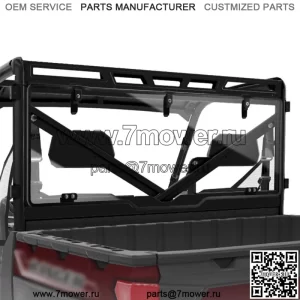 Заднее лобовое стекло UTV из поликарбоната для Polaris Ranger XP 900/1000/Crew 2017-23