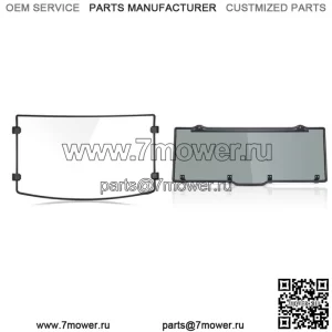 Для Polaris Ranger XP 900/1000 Crew 2013-2023 UTV спереди + темное заднее лобовое стекло