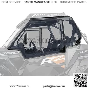 Суперквадроцикл Polaris RZR XP 1000 | XP Турбо | 900 | S 900 Жесткий каркас кабины, верхние двери и вентилируемое заднее лобовое стекло — светлая тонировка