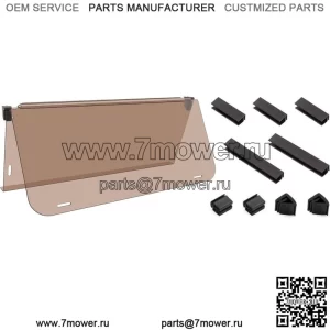Лобовое стекло для гольф-кара Yamaha G22 2003-2006 гг., тонированное складывающееся лобовое стекло (4 мм)
