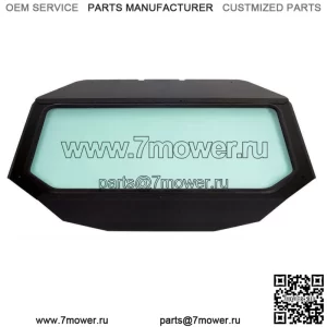 Полностью стеклянное лобовое стекло без дворника для 17-23 Can-Am Maverick X3 XDS XRS - защита от ультрафиолета