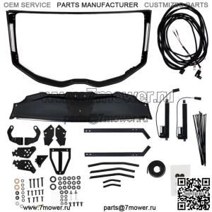 Лобовое стекло Can-Am Powerflip 715007097 для Maverick X3 и Maverick X3 Max OEM