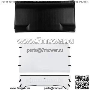 Переднее лобовое стекло и навес крыши, совместимые с John Deere Gator TS/TX/TE 2005–2020 гг., устойчивые к царапинам