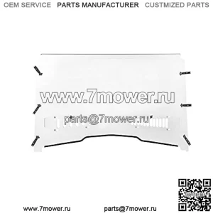 Полное лобовое стекло, совместимое с John Deere Gator XUV 550 560 590i 590m RSX 850i 860i Сверхмощное прозрачное устойчивое к царапинам вентилируемое лобовое стекло