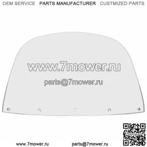 Стандартное сменное лобовое стекло Memphis Shades 12 Harley Touring 86-95 FLH (Для: Harley-Davidson)