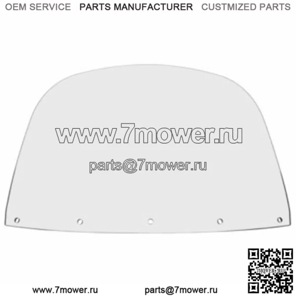 Стандартное сменное лобовое стекло Memphis Shades 12 Harley Touring 86-95 FLH (Для: Harley-Davidson)