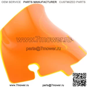 Лобовое стекло Klockwerks 4" Flare Orange Ice Kolor Harley Street Electra Glide 14+ (Для: Harley-Davidson)