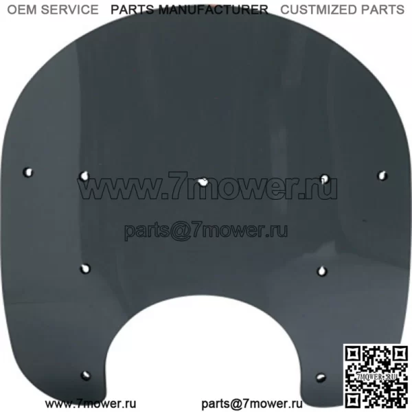 Сменное ветровое стекло Memphis Shades 15 дюймов, темно-черное ветровое стекло Harley Road King (для: Harley-Davidson)