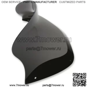 Memphis Shades 6.5 Dark Black Спойлер Лобовое стекло Harley 98-13 Touring Road Glide (Для: Harley-Davidson)