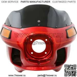 Klock Werks 8 Dark Black Smoke Flare Лобовое стекло Harley FXR FXRT FXRP Super Glide (Для: Harley-Davidson)