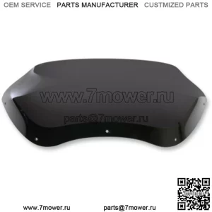 Memphis Shades 5.5 Dark Black Спойлер Лобовое стекло Harley 98-13 Touring Road Glide (Для: Harley-Davidson)