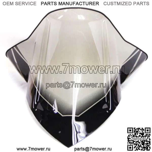 OEM лобовое стекло для снегохода Mid LXR с черным оттенком 8639-134 - Image 2