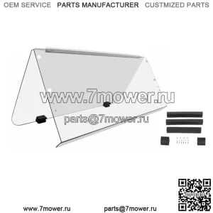Прозрачное складное лобовое стекло для гольф-кара Yamaha G14 G16 G19 1995-2003 гг., часть ПК