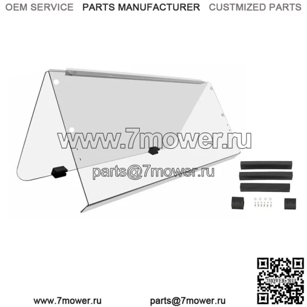 Прозрачное складное лобовое стекло для гольф-кара Yamaha G14 G16 G19 1995-2003 гг., часть ПК
