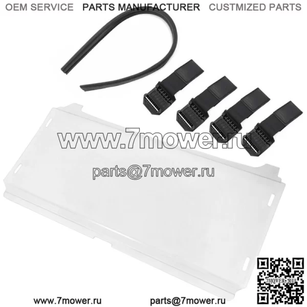 На 2014 2015 Kawasaki Teryx 800/Teryx4 полностью прозрачное лобовое стекло - Image 4