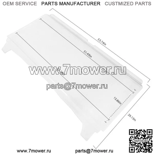 Для Kawasaki Teryx 4 750 2012-2013/Teryx 4 800 2014-2015 UTV полное лобовое стекло - Image 3