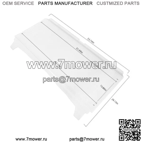 Стандартное полное лобовое стекло для Kawasaki Teryx 800/4 800/S - Image 2