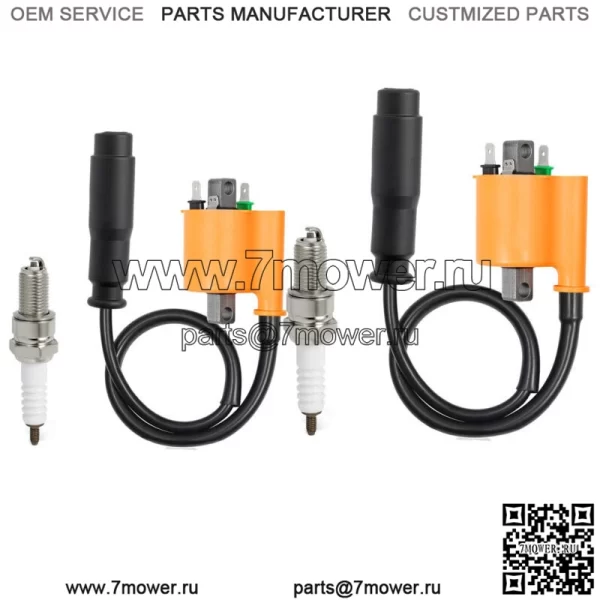 2 свечи зажигания катушки зажигания для Kawasaki Teryx 750 800 KRF750 09-13 KRF800 15-22 (для: более одного автомобиля)