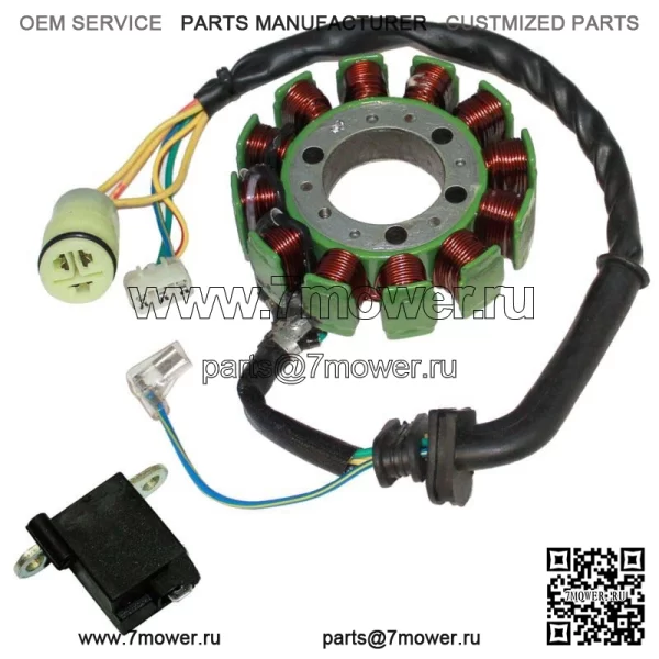 Катушка статора и датчика для Honda TRX300FW TRX-300FW Fourtrax 300 1988 1989-2000 (Для: Honda)