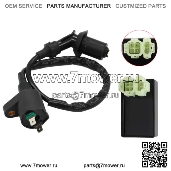 Коробка CDI и катушка зажигания для Honda TRX300 Fourtrax 300 TRX300FW 2X4 1988-1999 ATV (Для: Honda)