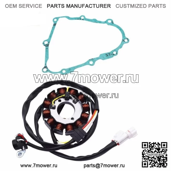 СТАТОР И ПРОКЛАДКА для YAMAHA YFZ450 2004 2005 2007 2008 2009 2012 2013 НОВЫЙ - Image 2