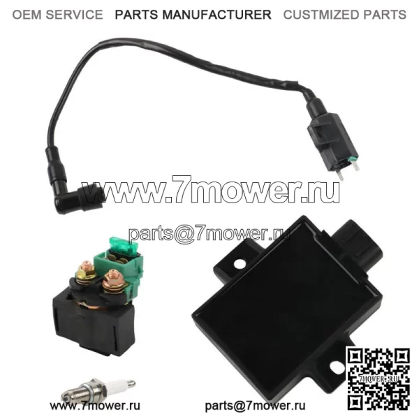 Катушка зажигания CDI Box Электромагнитное реле стартера для Kawasaki Bayou 220 KLF220A 1996 г.