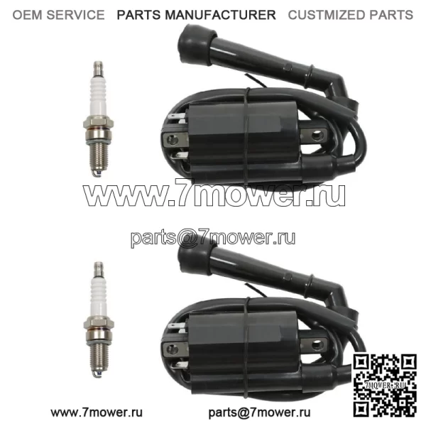 2 свечи зажигания катушки зажигания для Suzuki Intrumer VS700GL VS750GLP VS800GL 1986-04 - Image 3