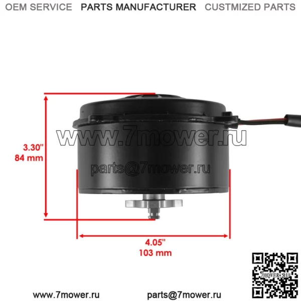 Двигатель вентилятора охлаждения радиатора для Polaris Ranger Crew 1000 Diesel 15-23, кроме NSTR - Image 2