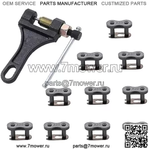 420 Chain Master Connect Link Breaker для Coleman CT200U BT200X Baja 196 212cc Mini Bike Go Kart TaoTao Coolster Ice Bear Suzuki SSR TTR CRF 50 70 90 110 125cc Pit Dirt Bike 4 Wheeler ATV Запчасти