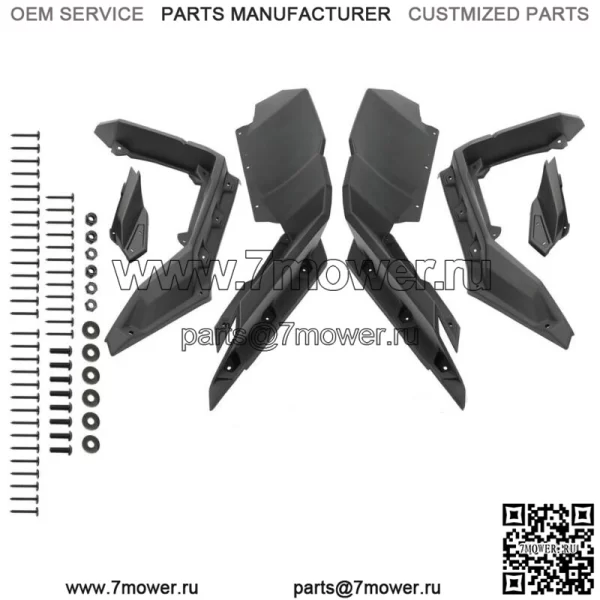 Для Can-Am Maverick X3 Turbo R 2017-2023 расширенные расширители крыльев #715002973