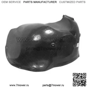 Новое переднее правое внутреннее крыло GM1249188 Подходит для Chevrolet Silverado 2500 Hd 2007-10 гг. (Для: более одного автомобиля)
