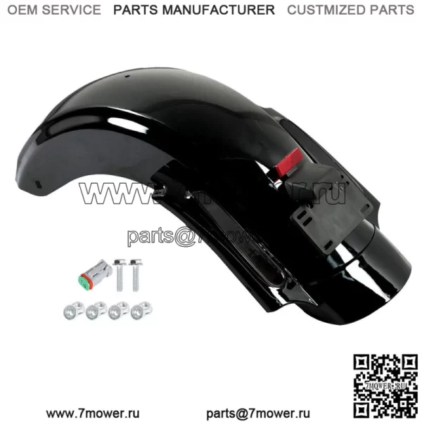 Для 2009-2013 Touring Road King Street Glide Система заднего крыла в стиле CVO со светодиодом