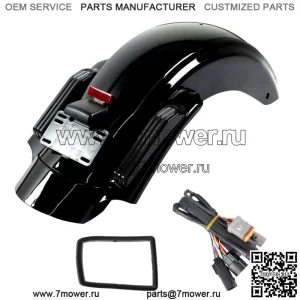 Комплект светодиодных дымовых линз системы заднего крыла ABS для Touring Road Glide CVO 2014-2021